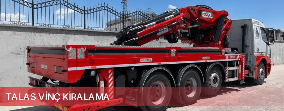 Talas İlçemi Vinç Kiralama